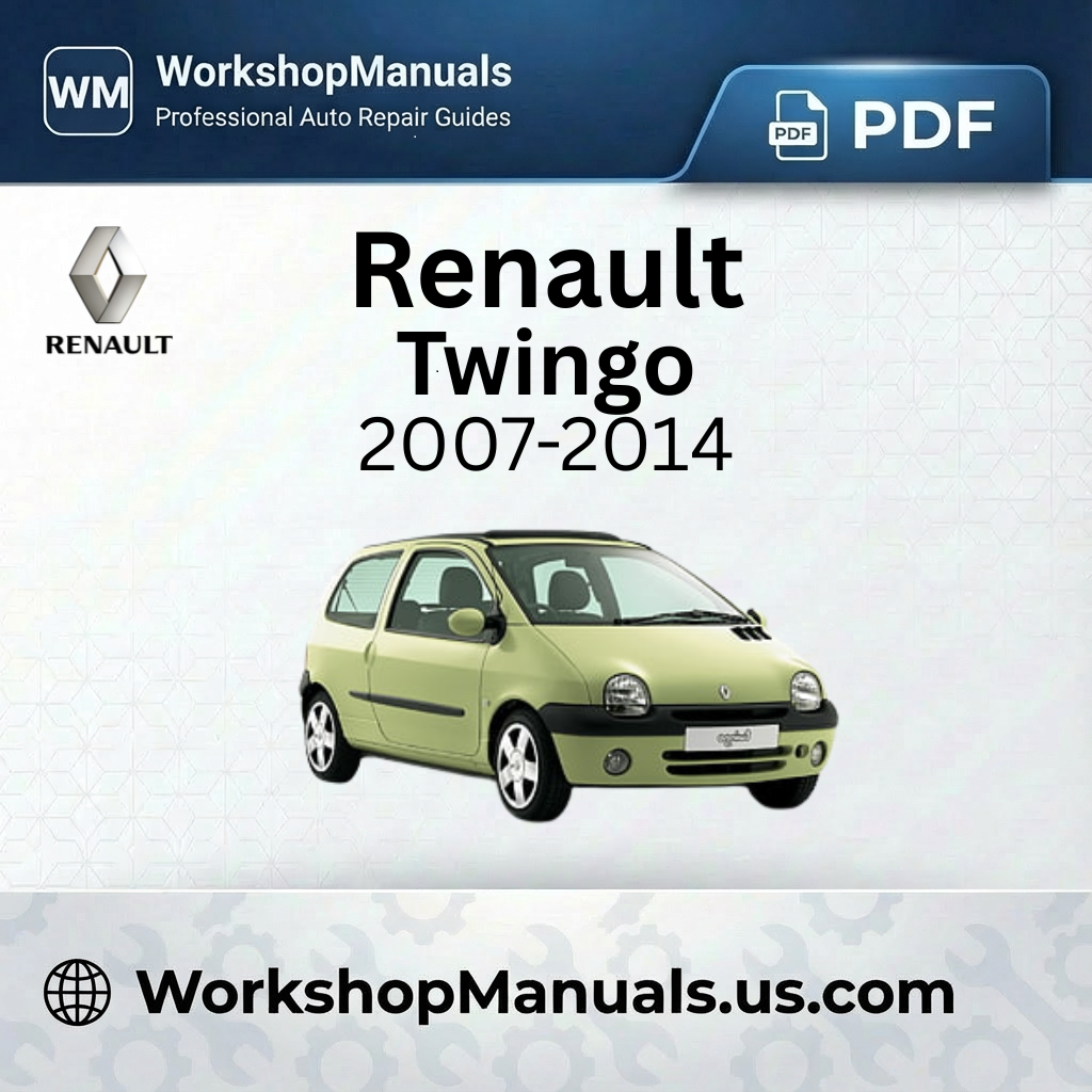 Renault Twingo Workshop Manual 2007-2014 PDF
