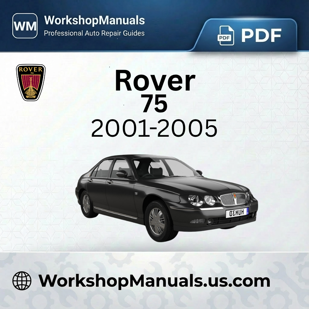 Rover 75 Tourer Workshop Repair Manual 2001-2005 Download