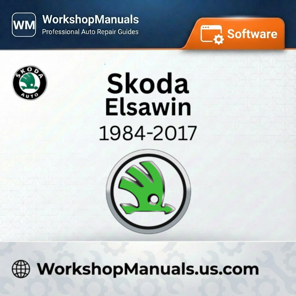 Skoda Elsawin Workshop Manual Software 1984-2017