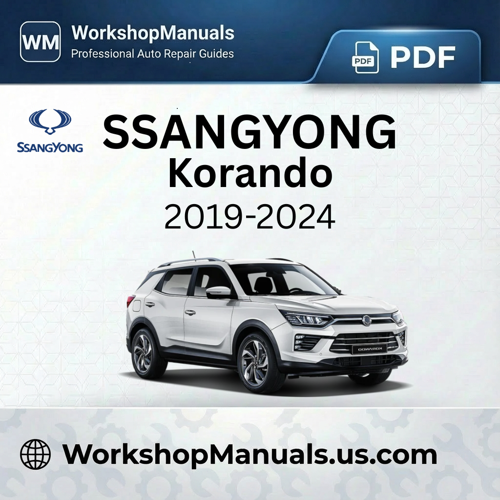 Ssangyong Korando Workshop Manual 2019-2024 PDF