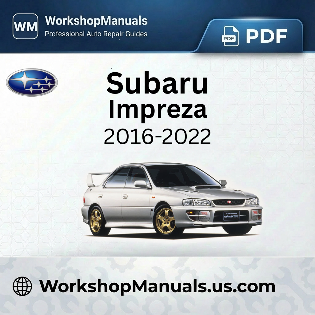 Subaru Impreza 1992-2000 Workshop Service Repair Manual PDF