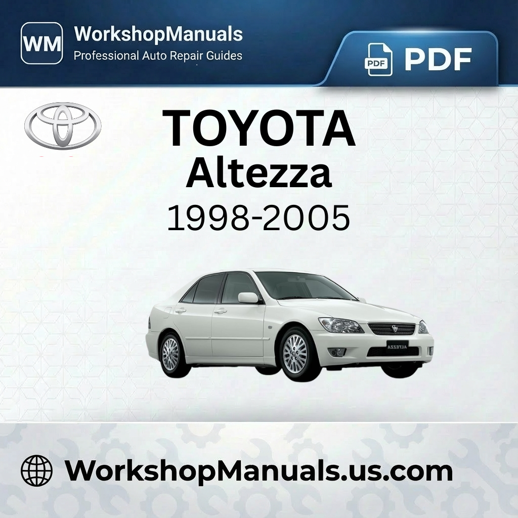 Toyota Altezza Workshop Manual 1998-2005