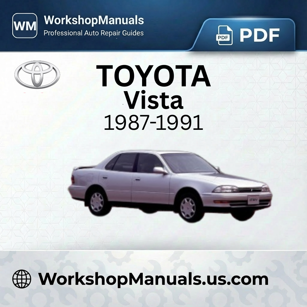 Toyota Vista Workshop Manual 1987-1991