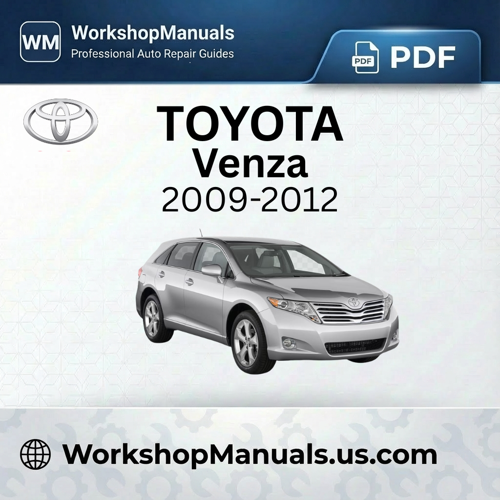 Toyota Venza Workshop Manual 2009-2012