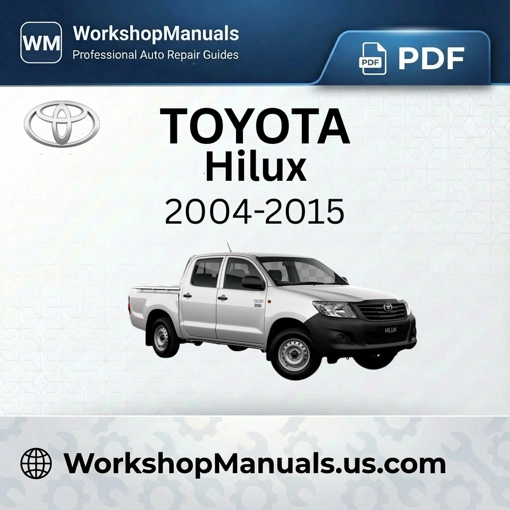 Toyota Hilux Workshop Manual 2004-2015