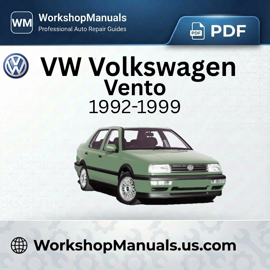 VW Volkswagen Vento 1992-1999 Workshop Manual