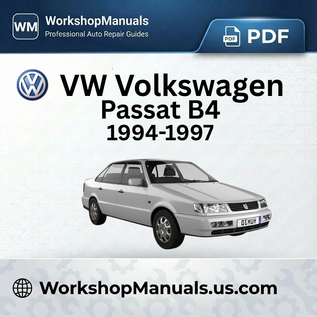 VW Volkswagen Passat B4 Workshop Manual 1994-1997