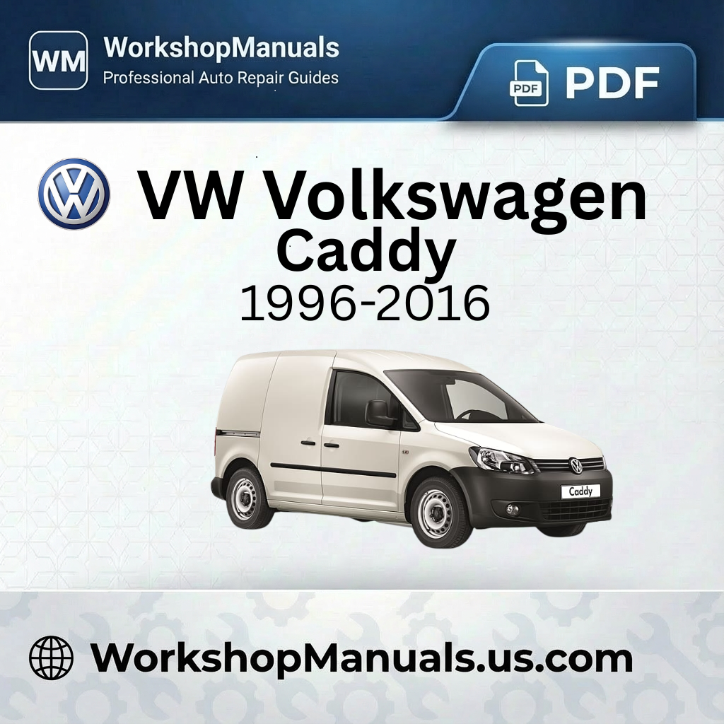 VW Volkswagen Caddy Workshop Manual 1996-2016 (Elsawin Software)
