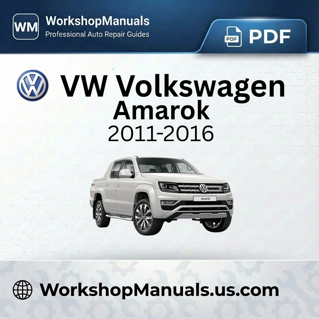 VW Volkswagen Amarok Workshop Service Manual 2011-2016