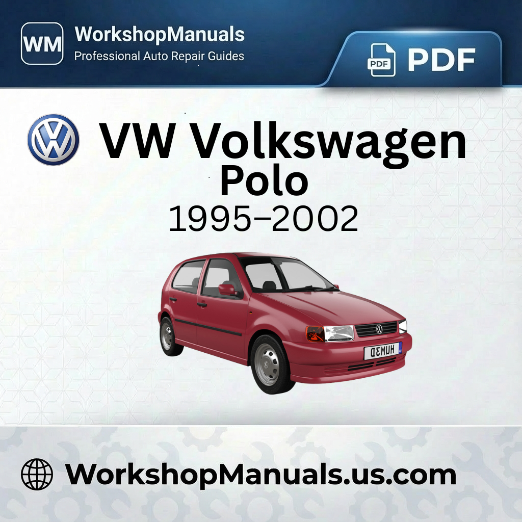 VW Volkswagen Polo Workshop Manual 1995-2002