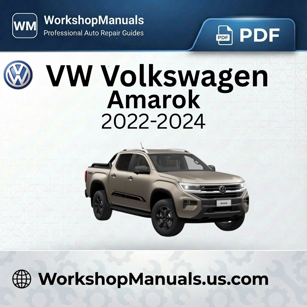 VW Volkswagen Amarok Workshop Manual 2022-2024