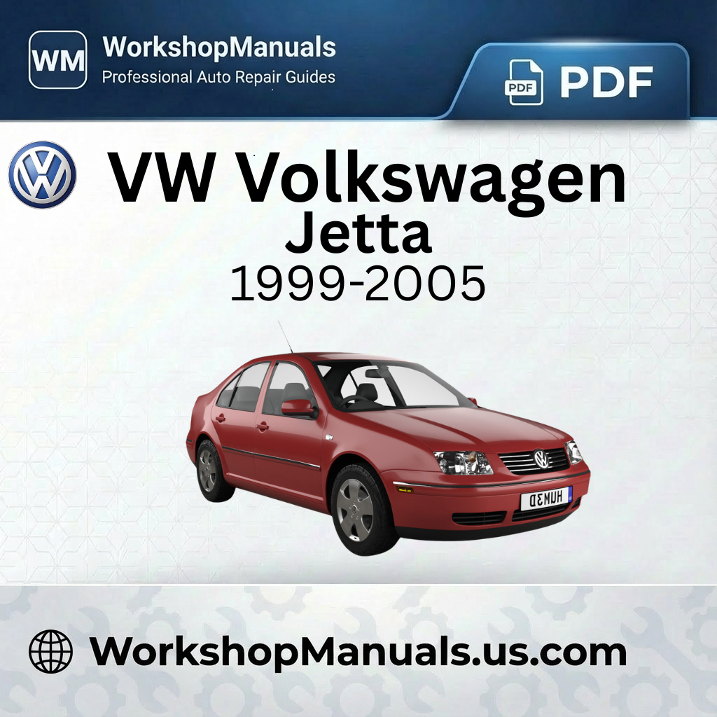 VW Volkswagen Jetta Workshop Manual 1999-2005 PDF