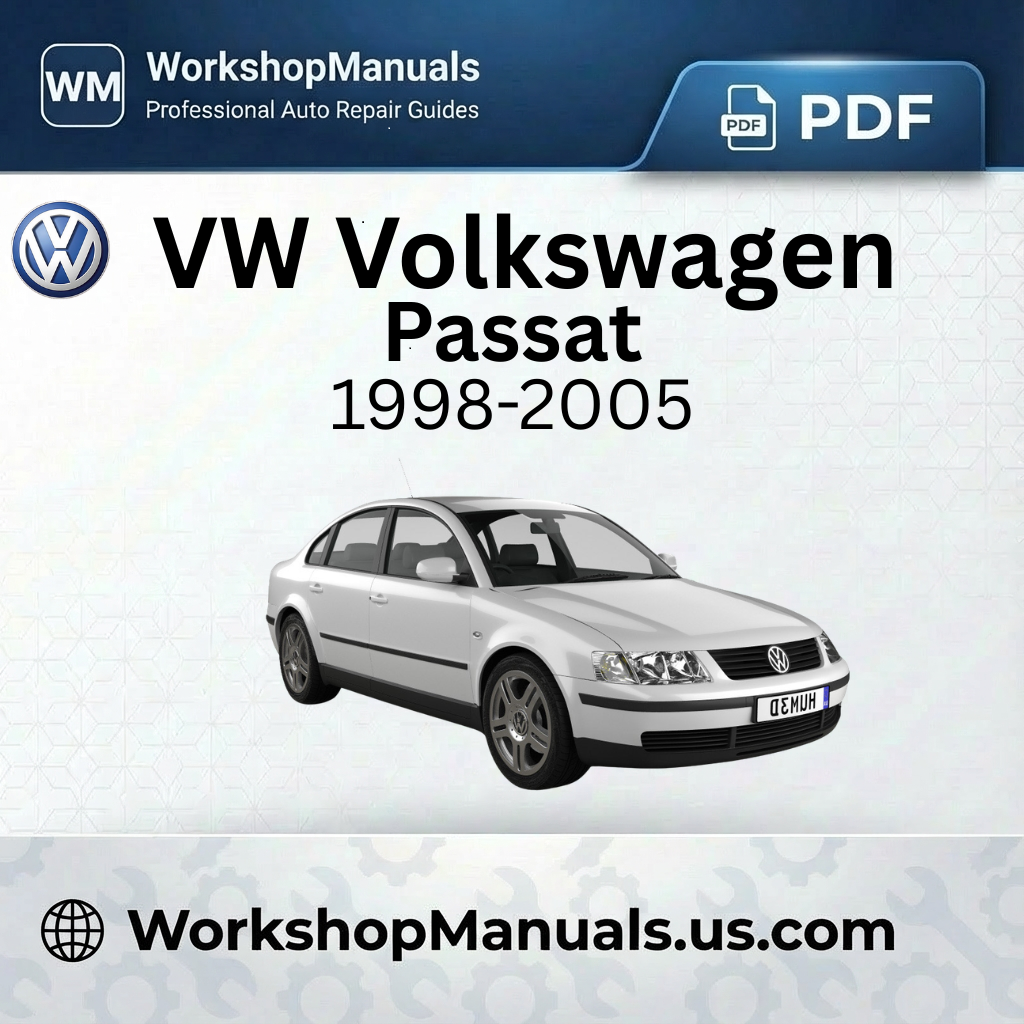 VW Volkswagen Passat Workshop Manual PDF 1998-2005