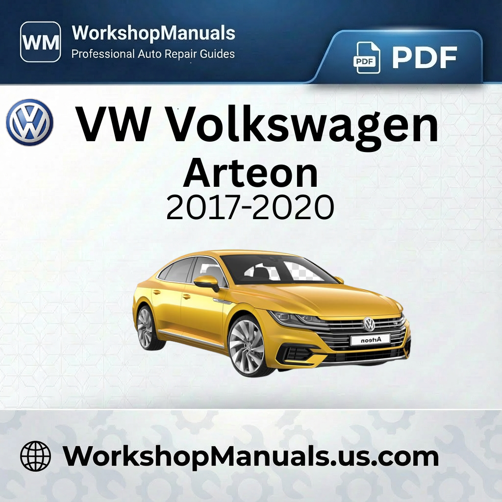 VW Volkswagen Arteon Workshop Manual 2017-2020 PDF