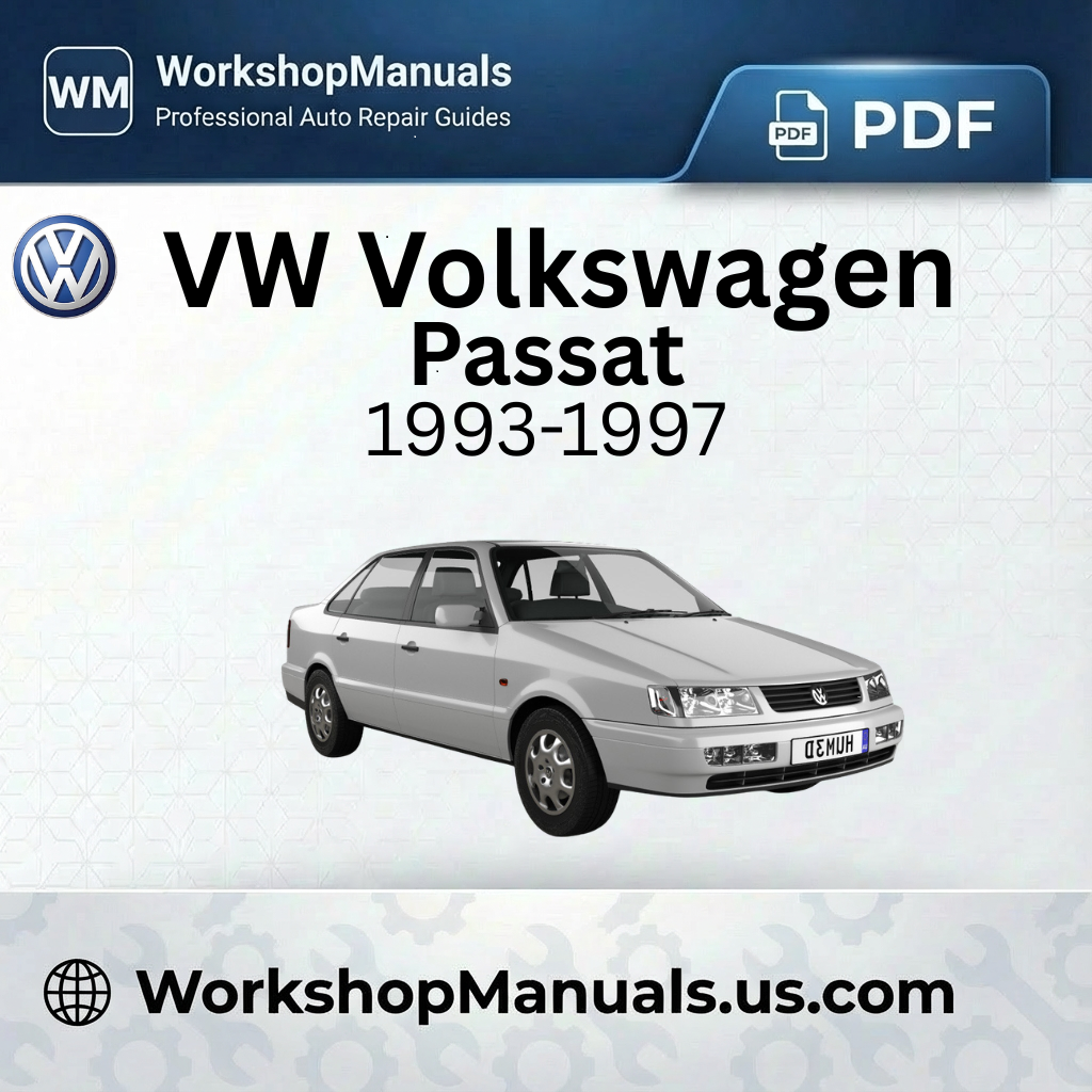 VW Volkswagen Passat Workshop Manual 1993-1997
