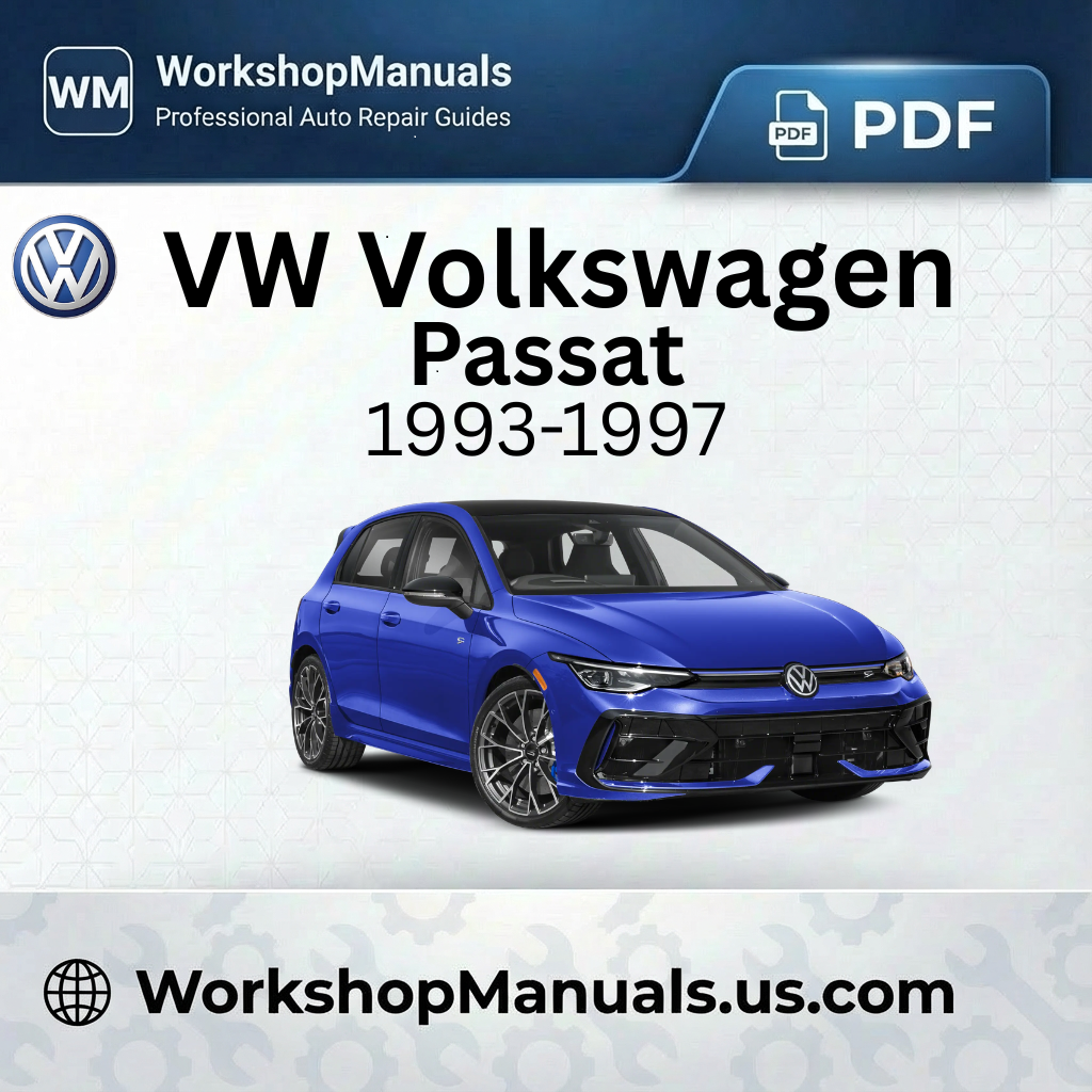 VW Volkswagen Golf Workshop Manual 2020-2024