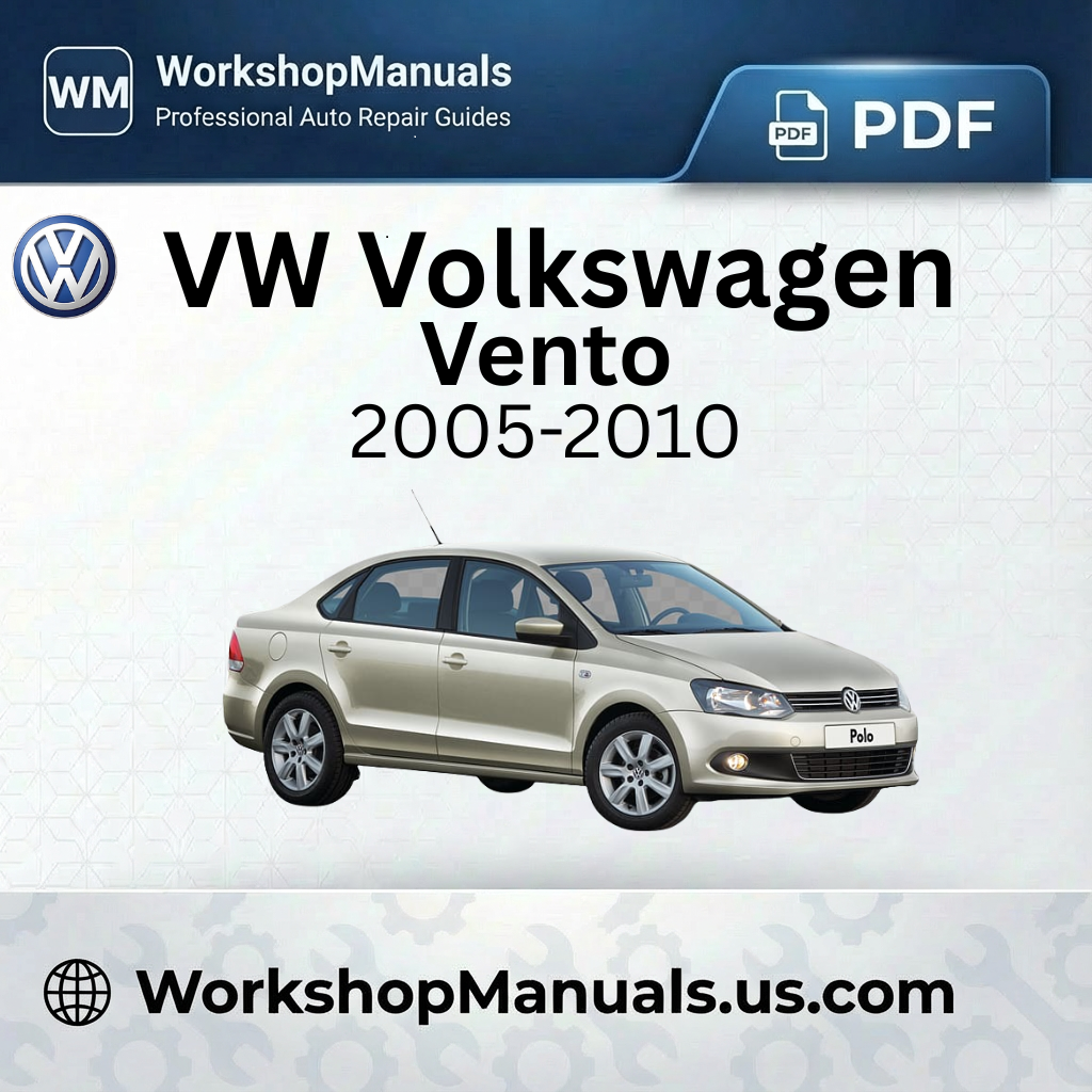 VW Volkswagen Vento 2005-2010 Workshop Manual