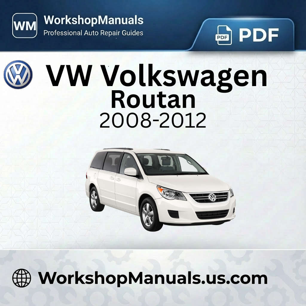 VW Volkswagen Routan Workshop Manual 2008-2012