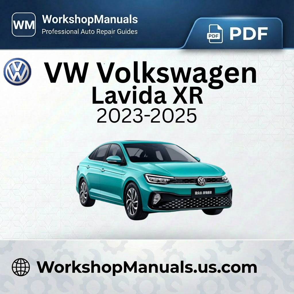 VW Volkswagen Lavida XR Workshop Manual 2023-2025