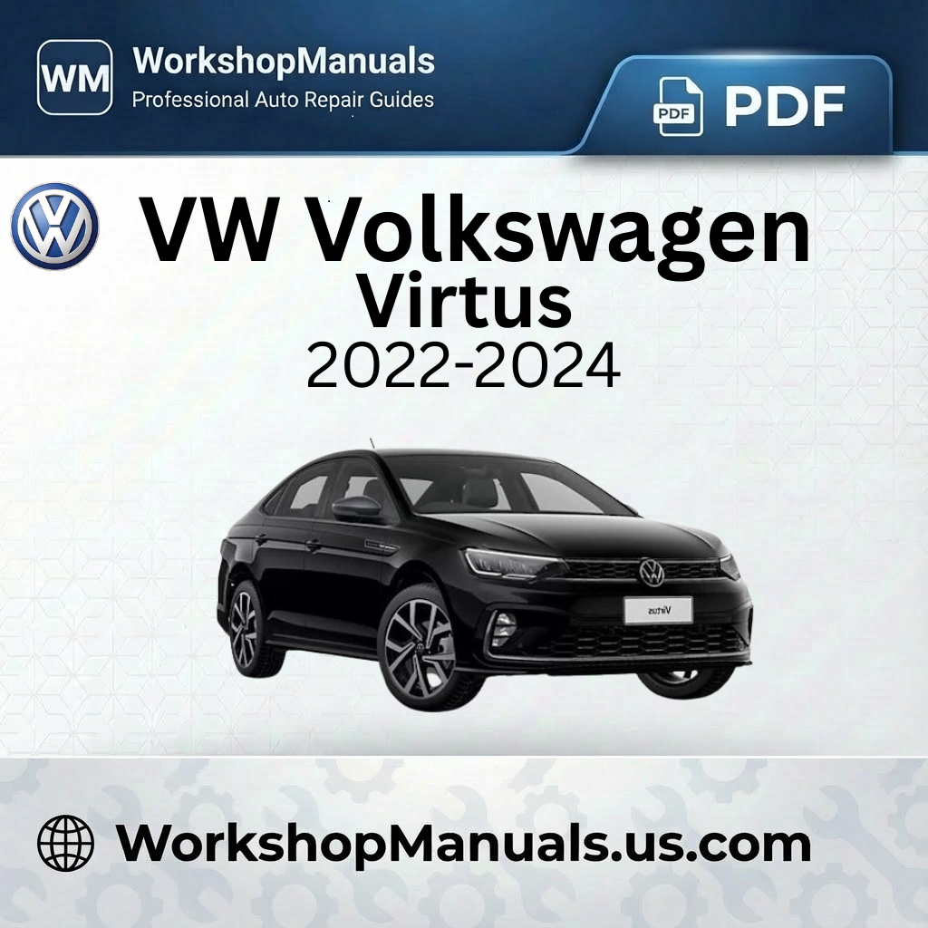 VW Volkswagen Virtus 2022-2024 Workshop Manual PDF