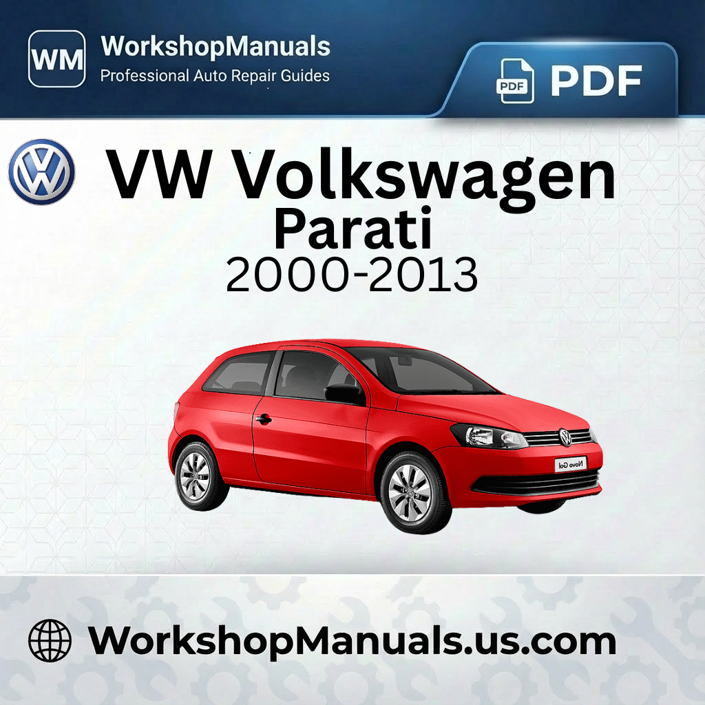 VW Volkswagen Parati 2000-2013 Workshop Manual (Elsawin Software)