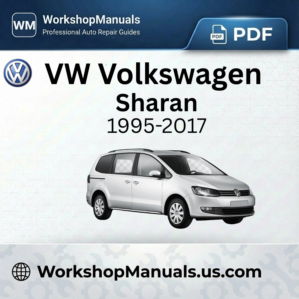 VW Volkswagen Sharan Workshop Manual 1995-2017