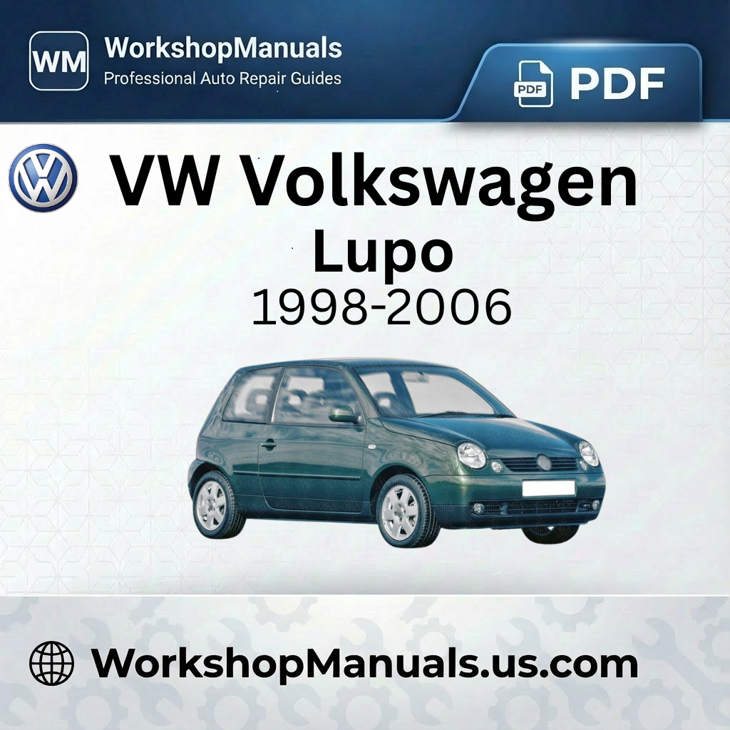 VW Volkswagen Lupo 1998-2006 Workshop Manual (Elsawin Dealer Software)