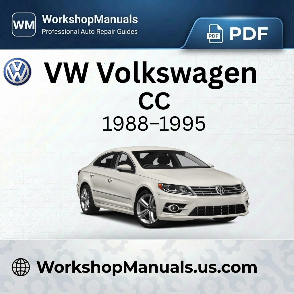 VW Volkswagen CC Workshop Service Repair Manual 2009-2017