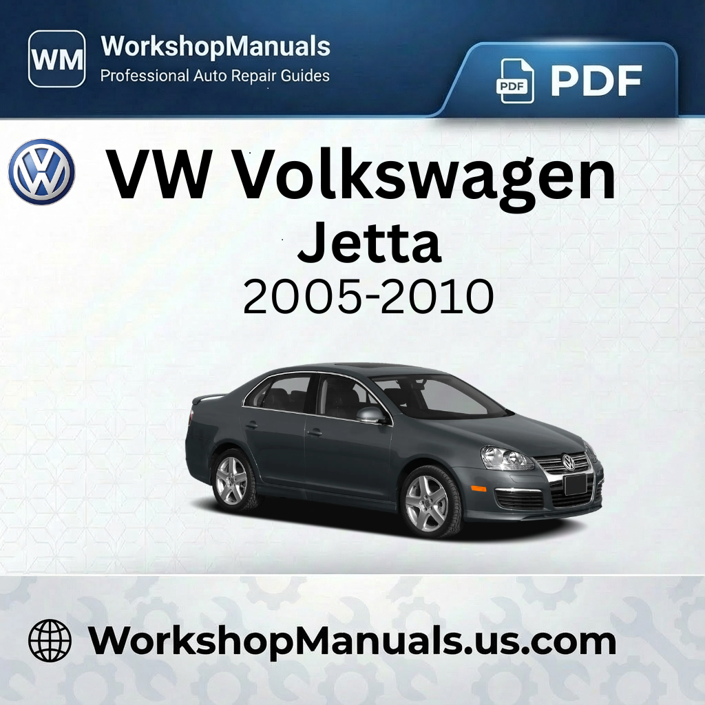 VW Volkswagen Jetta Workshop Manual 2005-2010