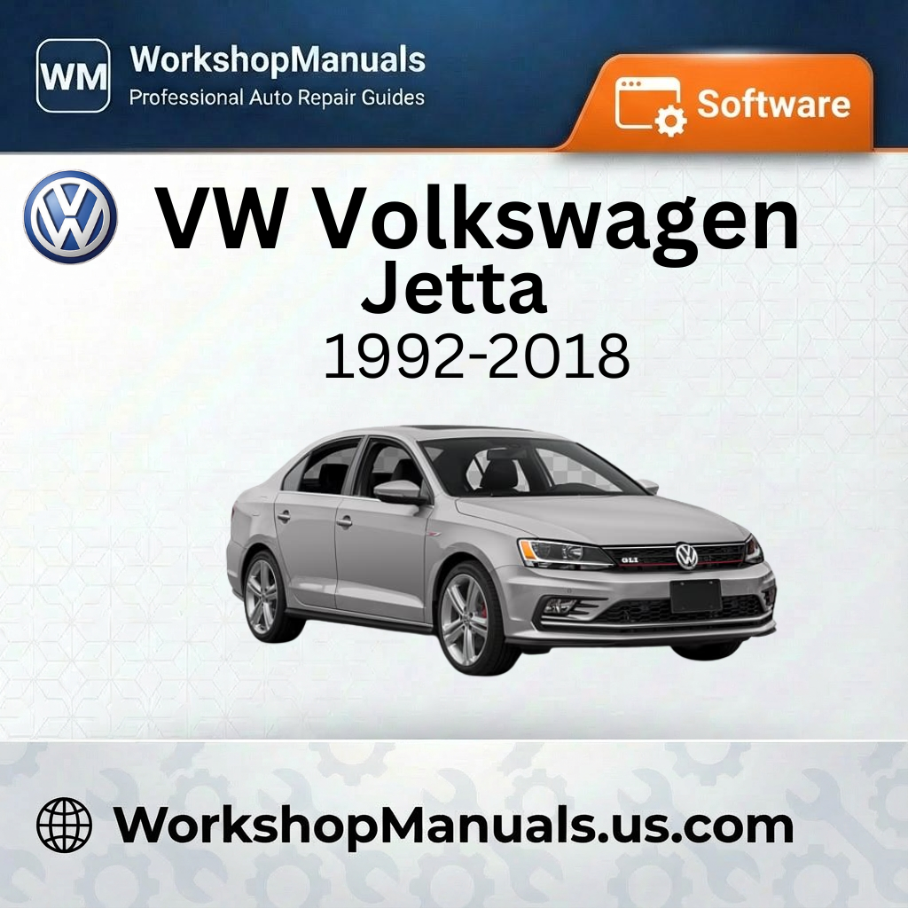 VW Volkswagen Jetta 1992-2018 Workshop Manual