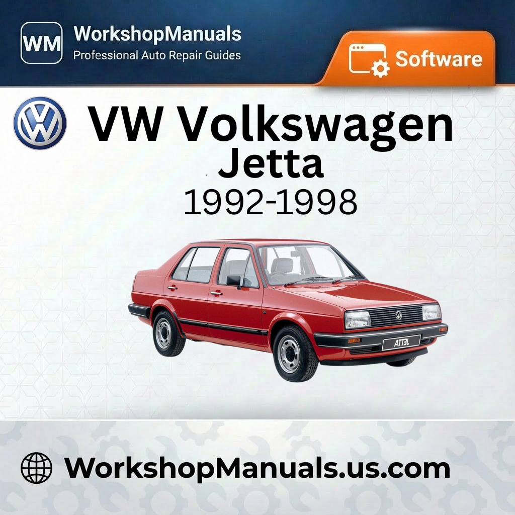 VW Volkswagen Jetta Workshop Service Manual 1992-1998 (Elsawin Software)