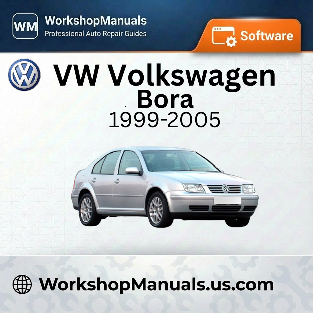 VW Volkswagen Bora 1999-2005 Workshop Manual