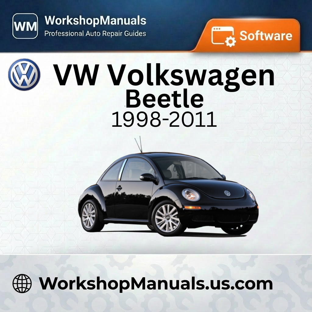VW Volkswagen Beetle 1998-2011 Workshop Manual