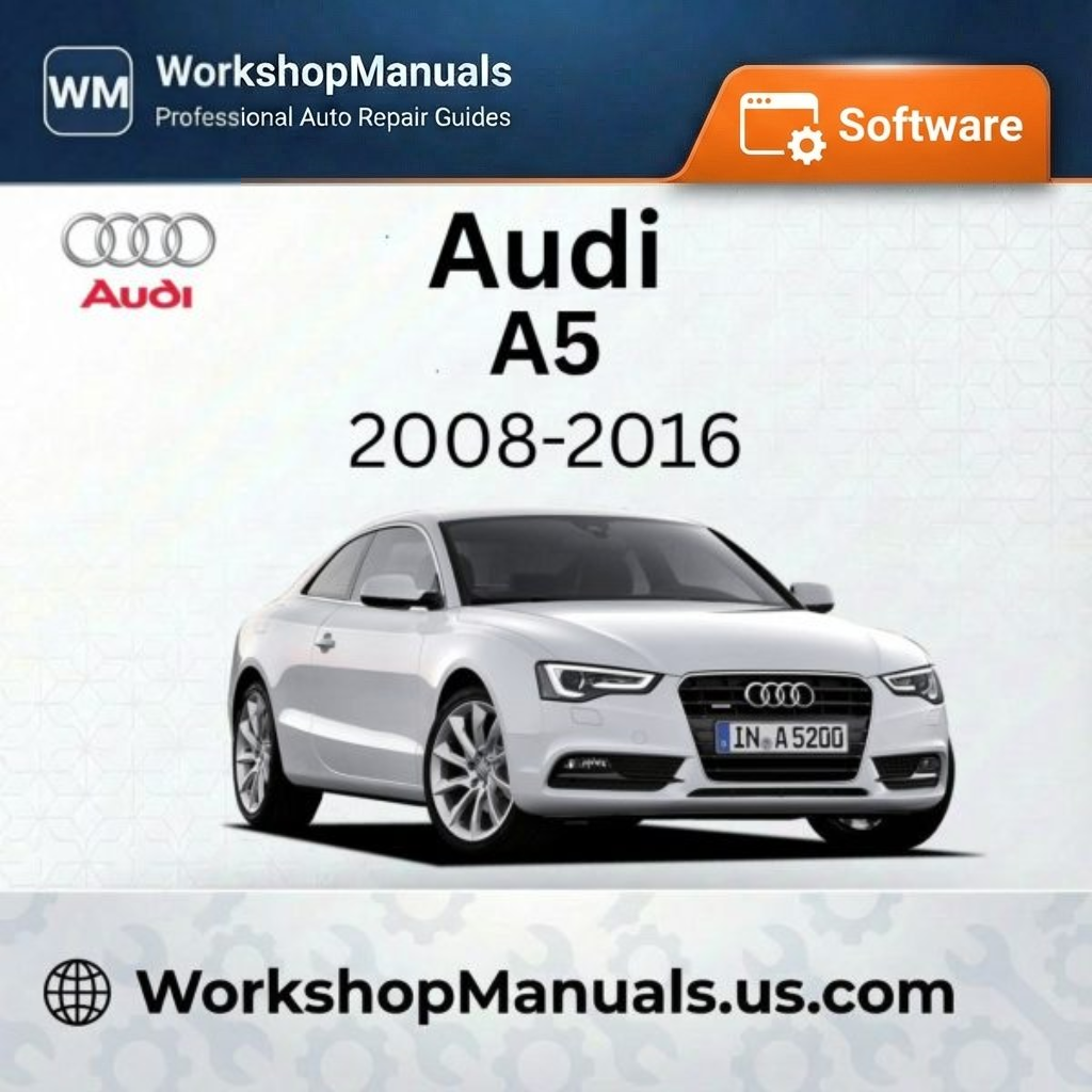 Audi A5 Workshop Manual Software 2008-2016 (Elsawin)