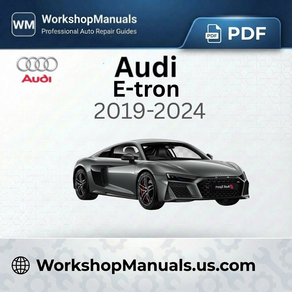 Audi E-tron Workshop Service Repair Manual 2019-2024