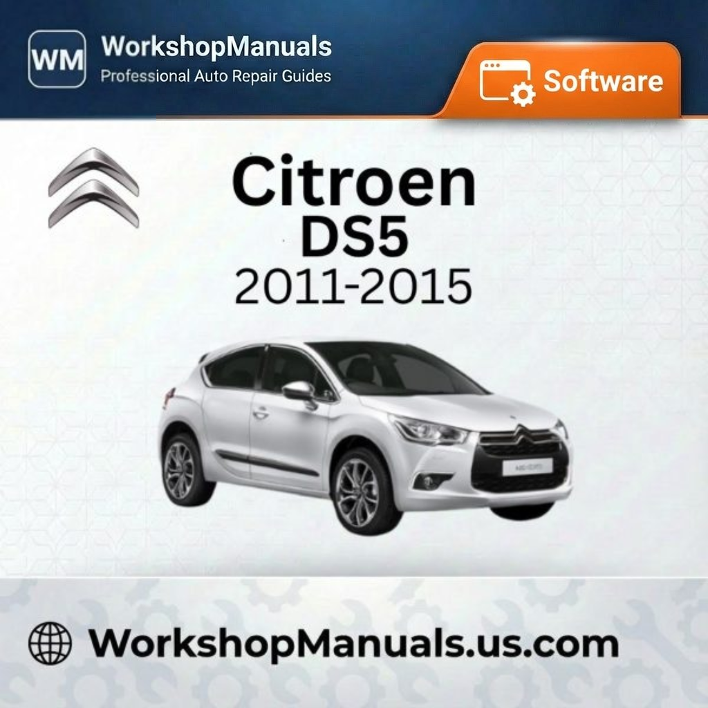 Citroen DS5 Workshop Manual Software 2011-2015