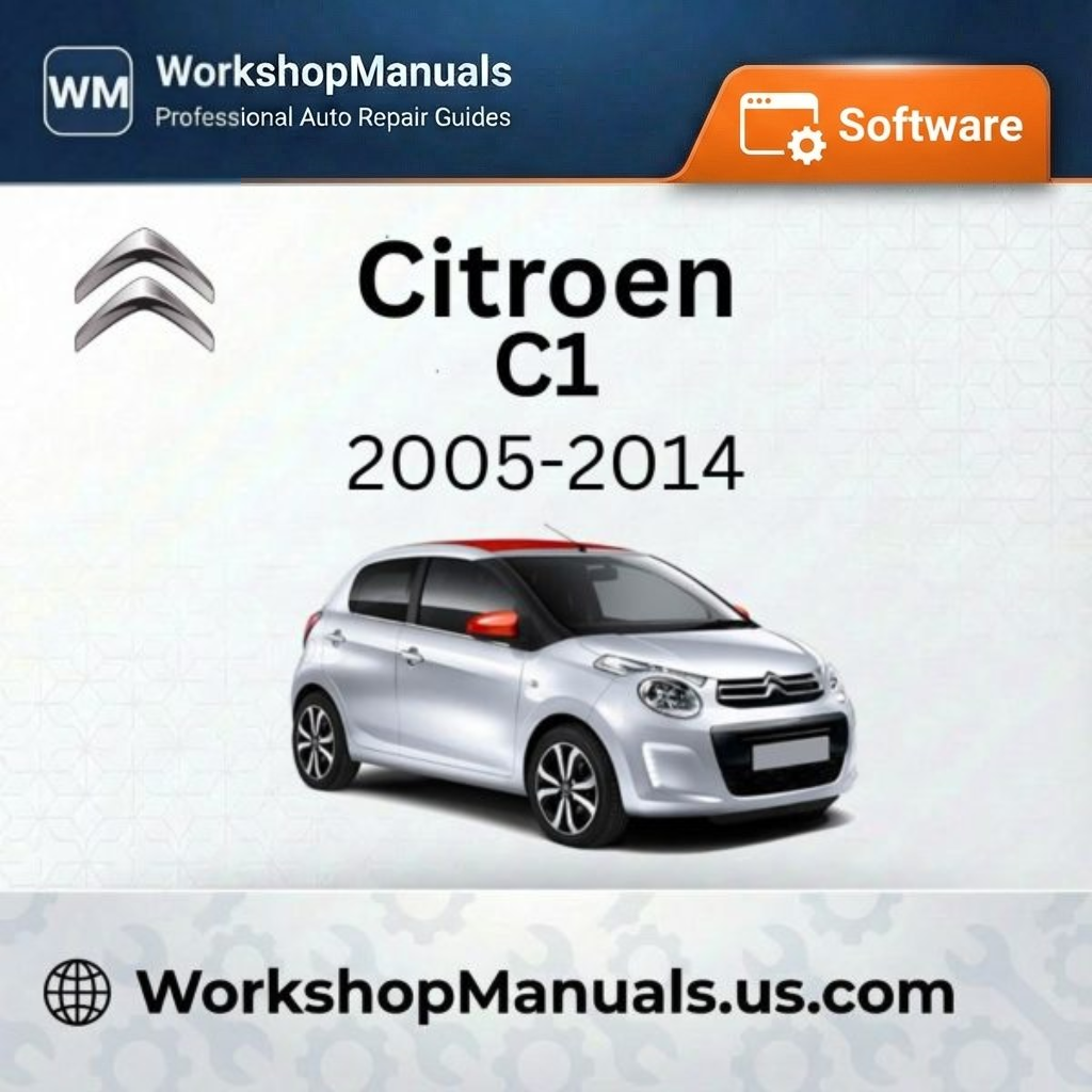 Citroen C1 Workshop Manual Software 2005-2014 (ServiceBox)