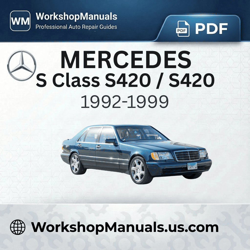 Mercedes S Class S420 / S420 Coupe 1992-1999 Workshop Repair Manual