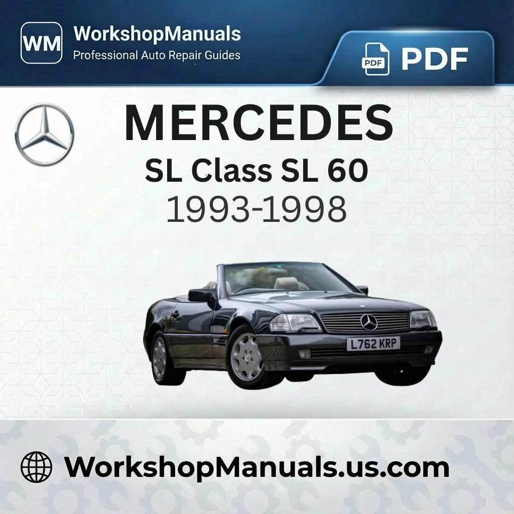Mercedes SL Class SL 60 AMG Workshop Manual (1993-1998)