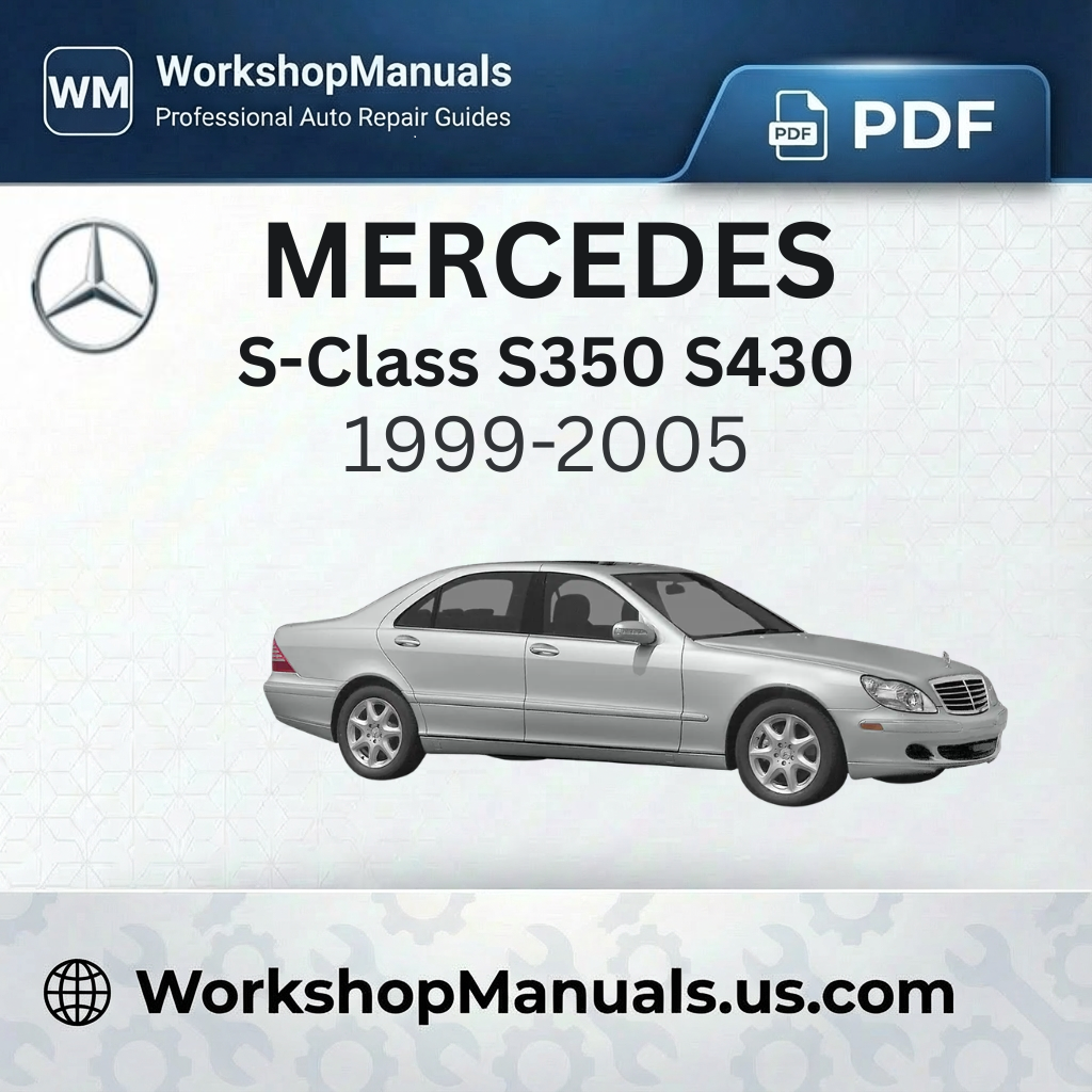 Mercedes S-Class S350 S430 1999-2005 Workshop Repair Manual