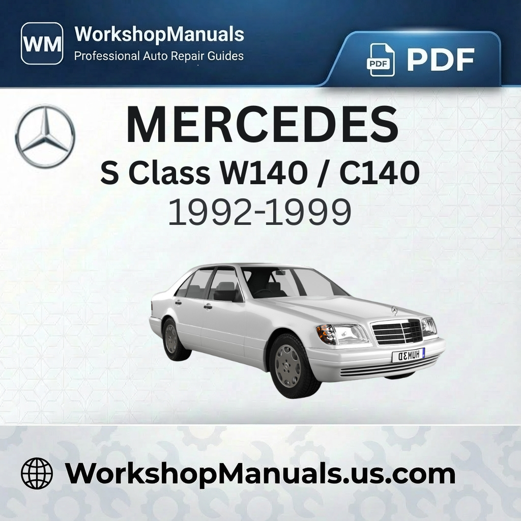Mercedes S Class W140 / C140 1992-1999 Workshop Service Repair Manual