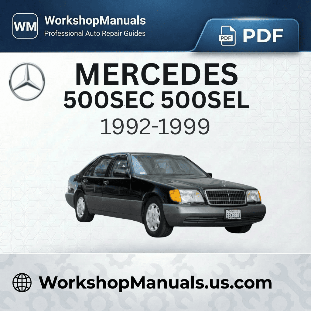 Mercedes S-Class 500SE 500SEC 500SEL 1992-1999 Workshop Manual