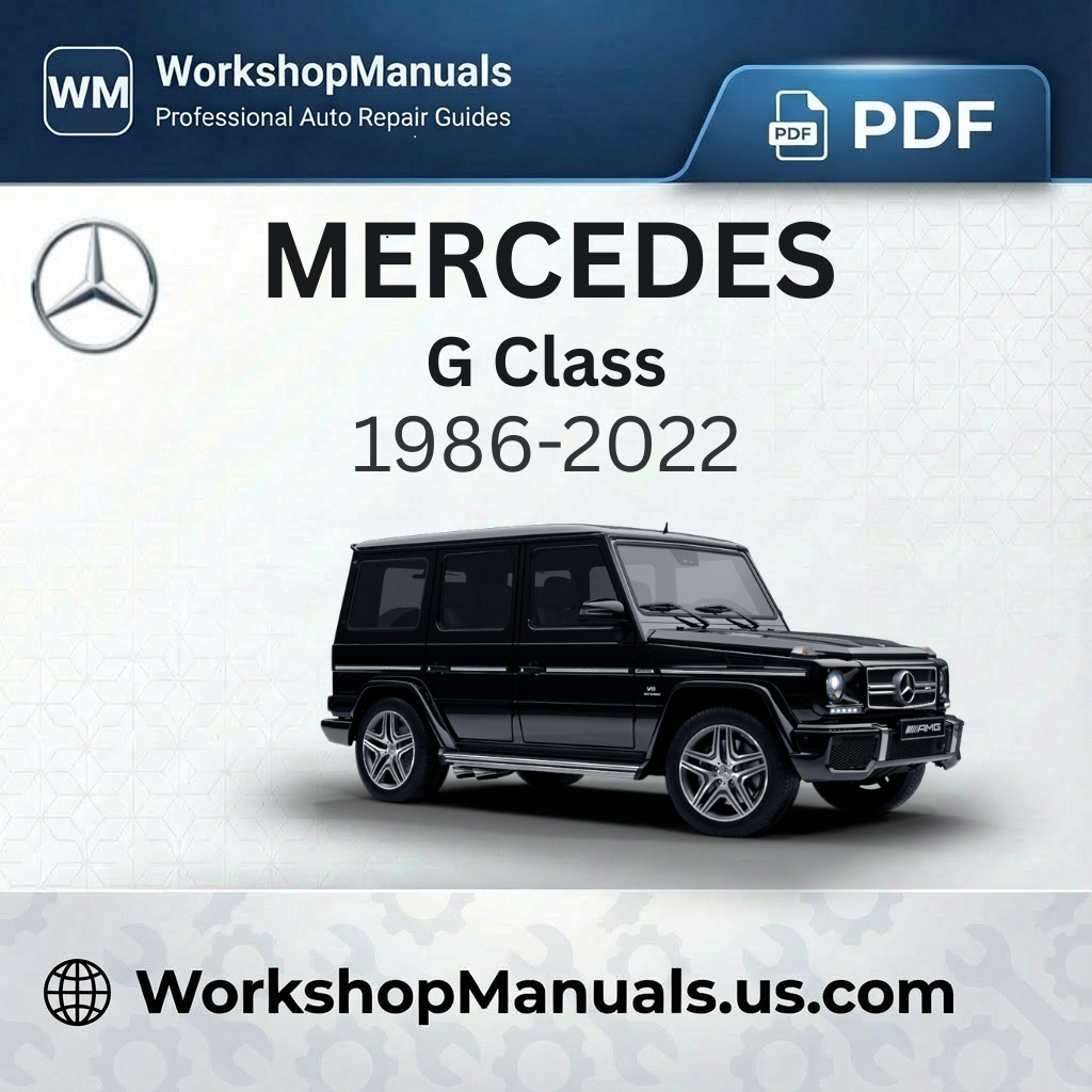 Mercedes G Class 1986-2022 Workshop Service Repair Manual